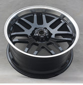 20” AS-F32JT246 6/139 BLACK BAKKIE RIMS
